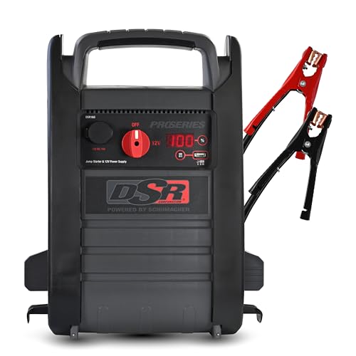 Schumacher Electric DSR ProSeries Car Battery Jump Starter - 2200 Peak Amp 12V Car Starter, Jump Box & Portable Power Station - Digital Display, Heavy-Duty Clamps - DSR165 - style: 12V 2200 Peak Amp