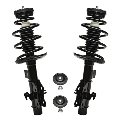 Detroit Axle - 3.6L Struts for 2011-2012 Chevrolet Camaro | 4 Front Rear Struts with Coil Spring Replacement Suspension Quick Install Ready Strut Shock Assembly - size: 4Q47046/ 4 Struts