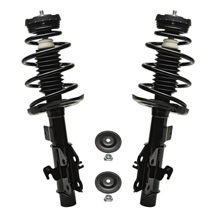 Detroit Axle - 3.6L Struts for 2011-2012 Chevrolet Camaro | 4 Front Rear Struts with Coil Spring Replacement Suspension Quick Install Ready Strut Shock Assembly - size: 4Q47046/ 4 Struts