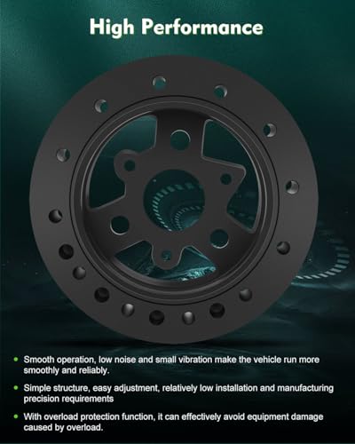 SCITOO Harmonic Balancer 24504609 309-00485 Crankshaft Belt Drive Pulley 1994-2005 for Buick Century 1994-1996 for Buick Regal 2002-2005 for Buick Rendezvous 1994-1998 for Buick Skylark