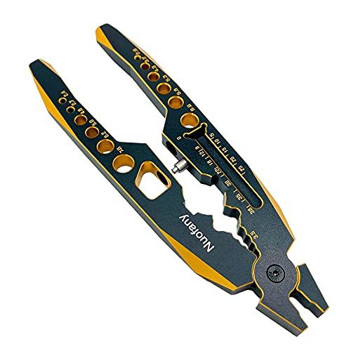 RC Shock Absorber Pliers 4 in 1 Multi-Function & 1/10 Wheel Wrench Tools for 1/8 1/10 Traxxas HSP Arrma Axial Losi Redcat RC Cars Trucks Rock Crawlers