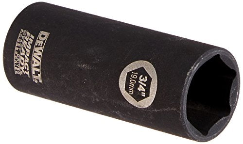 DEWALT DW2290 3/4-Inch IMPACT READY Deep Socket for 3/8-Inch Drive - size: 1 Count (Pack of 1), style: 3/4"