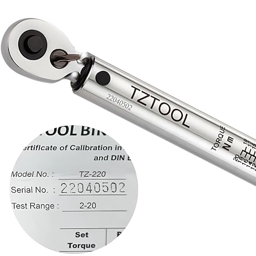 Click Bike Pro Torque Wrench set, 1/4" 2-20 Nm kit(3/8" adapter, bits, extension, bit adapter)