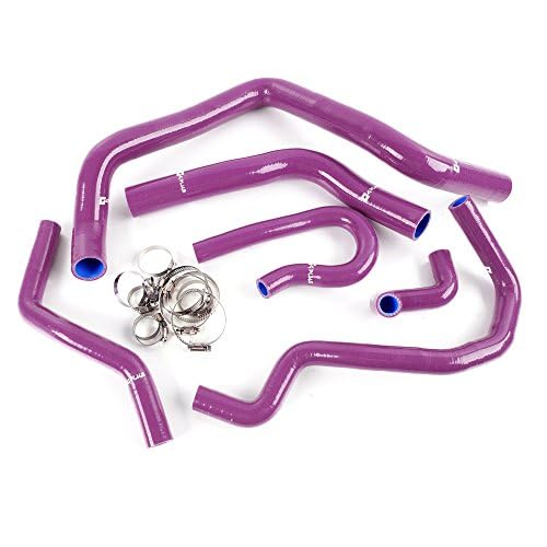 G-PLUS Silicone Radiator Coolant Hose Pipe Kit Purple | Compatible with Honda Civic Type-R EK/EG B16A/B18C/B20B 1992-2000 - color: Purple