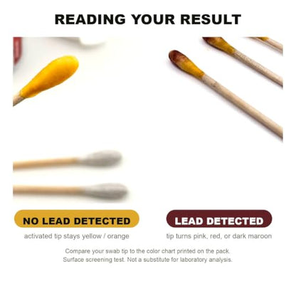Scitus Know Understand - 90 Count Lead Test Kit for Paint, Ceramics and More - Fast, Accurate Results - Make Your Home Lead Safe - Home Lead Test Kit - Activate with Household Vinegar - size: 90 Count (Pack of 1)