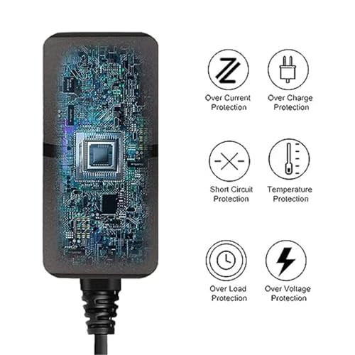 12V Adapter Charger for TOPDON AD900 Lite ArtiDiag900 Lite OBD2 Scanner | Bidirectional Bluetooth Car Diagnostic Scan Tool Automotive Scanner 12VDC 2A AC DC Power Supply Cord Cable PSU