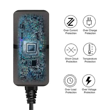 12V Adapter Charger for TOPDON AD900 Lite ArtiDiag900 Lite OBD2 Scanner | Bidirectional Bluetooth Car Diagnostic Scan Tool Automotive Scanner 12VDC 2A AC DC Power Supply Cord Cable PSU