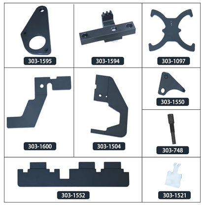 DPTOOL Camshaft Timing Tool Kit Cam and Crankshaft Alignment Locking Tool Compatible with Ford Volvo 1.5T 1.6T 2.0T 2.3T Ecoboost Jaguar Land Rover Evoque 2.0T 303-1552 303-1565 303-1097 303-748 - size: for Ford 1.5T 1.6T 2.0T 2.3T