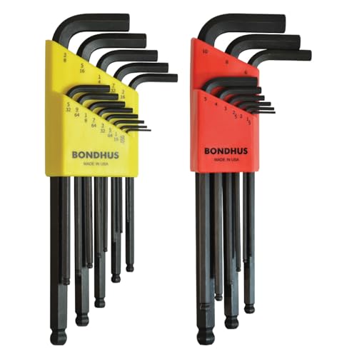 Bondhus 20199 Balldriver L-Wrench DoublePK, 10999 1.5-10mm & 10937 0.050-3/8" - style: L-Wrench