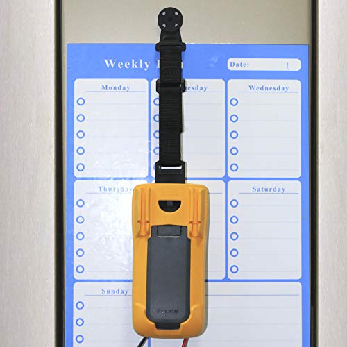 Bobii Hanging Loop Strap Magnet Hanger Kit For Fluke Instruments Multimeter 1 Straps, 1 Clips and Magnetic Hanger