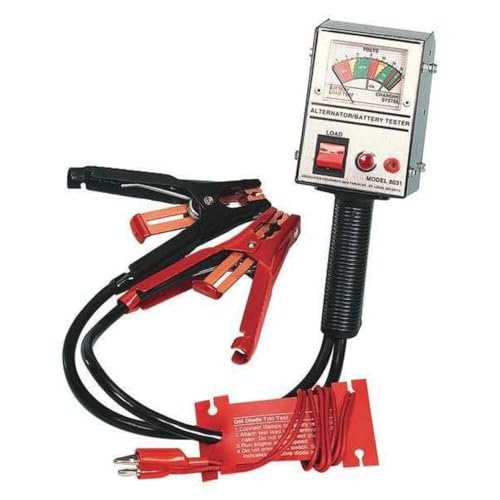 Associated Equipment 6031 6/12V 125 Amp Hand Held Analog Alternator/Battery Tester, Black