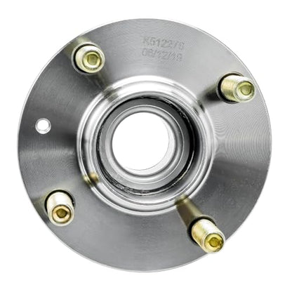 Detroit Axle - 2 Rear Wheel Bearing and Hubs Assembly with ABS Ring & 4-Lug for Mitsubishi Lancer 2002 2003 2004 2005 2006 2007 [ES] L4 2.0L Only - style: 512276 x2/Pair