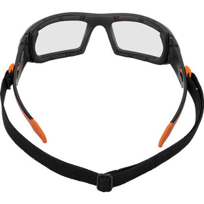 Klein Tools 60538 Gasket Safety Glasses, Professional PPE Protective Eyewear, Full Frame, Scratch Resistant, Anti-Fog, Indoor/Outdoor Lens - size: Gasket, Clear