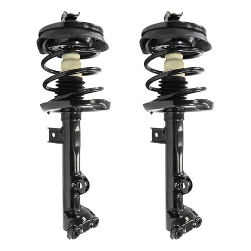 COMPLETESTRUTS - Front Quick Complete Strut Assemblies with Coil Springs Replacement for 2002-2007 Mercedes C230 RWD - Set of 2
