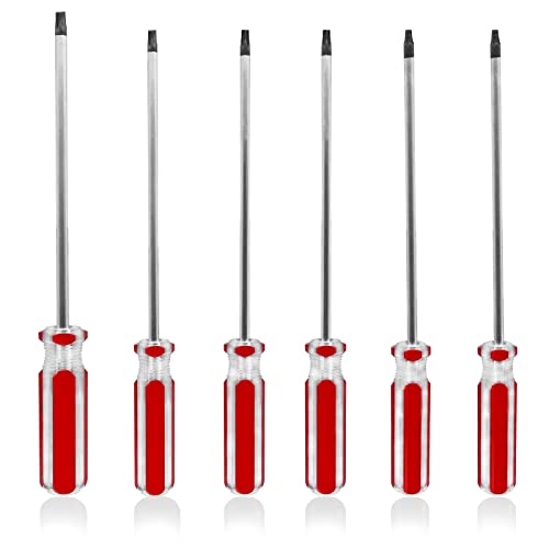 Litoexpe 6 Pcs Magnetic Torx Screwdrivers Set, Security Tamper Proof Screw Drivers, Star Bit Screwdrivers, T10, T15, T20, T25, T27, T30 - color: 6pcs, size: Torx screwdriver
