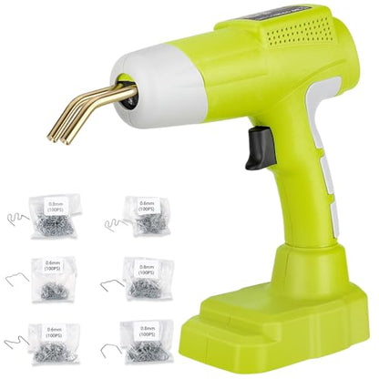 Choerinton Plastic Welder Compatible with Ryobi 18V Battery, with 600PCS Staples, Pure Copper Transformer, Rapid Heating, Plastic Welding Kit for Car Bumper, Dashboard & Repair(No Battery) - color: For Ryobi Battery