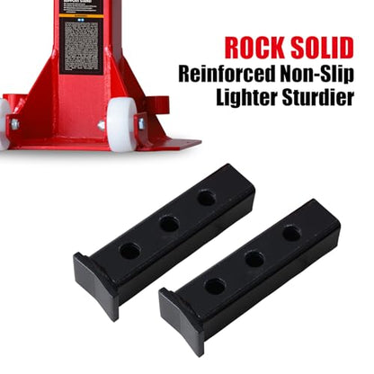 Torin ATZ220006PB Heavy Duty Jack Stands: Pin Style Jack Stand with 2 Casters and Handle, Easily Portable Car Stand for Car SUV, Truck and Pick Up, 22 Ton (44,000 lb) Capacity, Red - size: 22 Ton, style: Caster