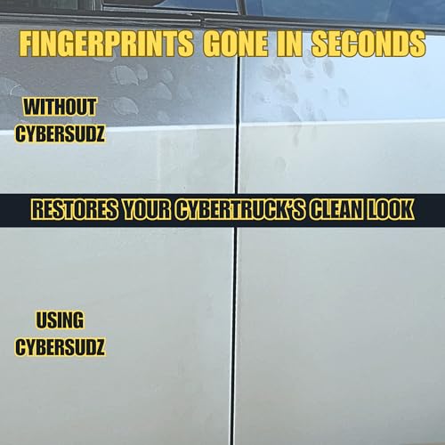 Waterless Stainless Steel Wash, Spot Cleaning For Tesla CyberTruck All Exterior Surfaces - Removes Fingerprints, Water Spots, Dirt & Bird Droppings. Made in USA, 17 Fl. Oz. - size: 17 Fl Oz (Pack of 1)
