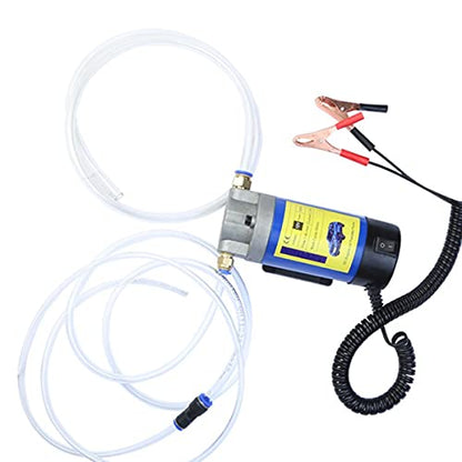JOEBO Electric Submersible Pump 12v Electric Scavenge Suction Transfer Change Pump, 1-4l/Min Motor Oil Diesel Extractor Pump for Car