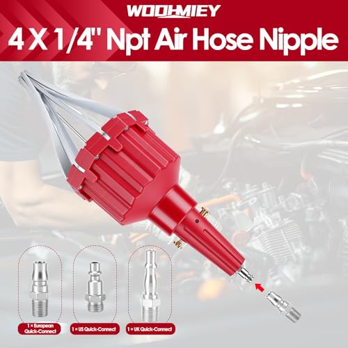 Pneumatic CV Boot Expander Spreader Tool Kit, Installation Removal Repair Kit with 3 Clamp Pliers 15 Pairs Hose Clamp, Universal CV Joint Boot Tool Compatible with ATV UTV (Red) - color: Red