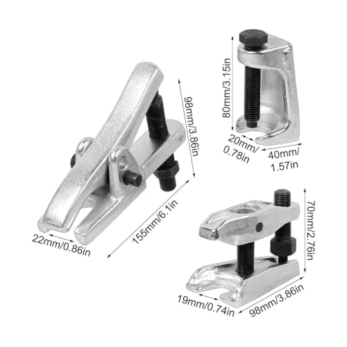 Ball Joint Removal Tool 3-Piece Universal Precision Heavy Duty | Car Tie Rod End Puller Ball Joint Separator for Truck RV SUV Sedan Home Garage Workshop Repair