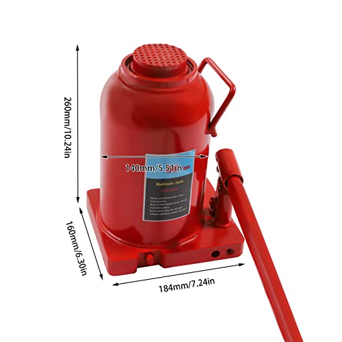 Heavy Duty Hydraulic Cylinder Jack 50 Ton Hydraulic Cylinder Jack Bottle Air Hydraulic Bottle Jack 50 Ton Manual Jack Tire Repair Lift Tool for Lifting Cars,Trucks,Heavy Duty Machinery