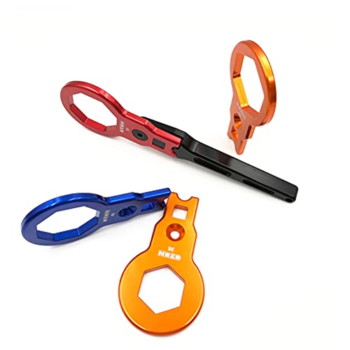 OTOM Motorcycle Shock Absorber 50mm 49mm 35mm Fork Cap Wrench, Front Fork Compression Valve Removal Tool for XC-W/EXC 125/150/250/350/450/500 SX/SXF/XC/XC-F Fork Cap Puller Tools