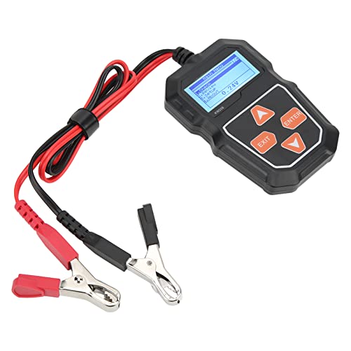 12V Car Battery Load Tester Digital Auto Battery Analyzer Automotive Alternator Tester with Digital Display Easy for Truck SUV Wide Application 6V-24V Compatibility