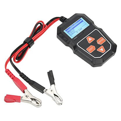 12V Car Battery Load Tester Digital Auto Battery Analyzer Automotive Alternator Tester with Digital Display Easy for Truck SUV Wide Application 6V-24V Compatibility