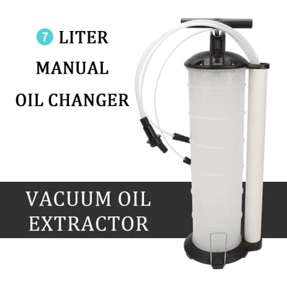 Manual 7 Liter Oil Fluid Changer Vacuum Extractor Fuel Petrol Pump Transfer Remover Tank, ZG49803