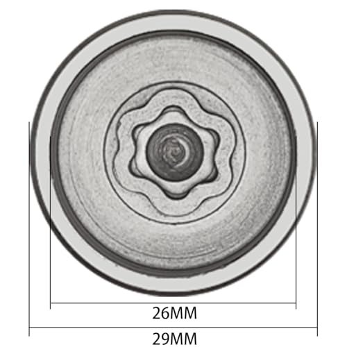 075 Wheel Locking Nut Key for BMW Mini, Socket (OD 29mm-ID 26mm) | Wheel Lock Nut Socket Adapter, Anti-Theft Lug Nut Removal Tool, Anti-Theft Screw Remover, Repair Tool, Tyre Fitting, garage - size: Socket 075