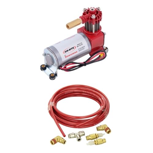 TrendsAuto Firestone Airide Ride-Rite Standard Air Compressor with Air Line Kit | Use for Passenger Cars, SUVs, Vans, Small Pickups | Includes TrendsAuto Decal | 9523 2012 - size: Standard Duty
