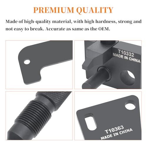 Engine Timing Tool Set, Compatible with Audi VW W8 W12 Touareg 3.2L, Magotan CC 3.0L, Audi & Porsche 3.6L VR6, and Bentley 6.0L / 6.3L W12 Engines, T10068A T10332 T10363, with Gloves