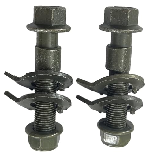 2pcs 16mm Adjustable Camber Correction Alignment Kit Fit Front Wheels Cam Bolts Compatible with Acadia Civic CR-V Element HR-V Odyssey Pilot