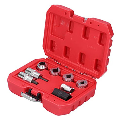 Suspension Strut Nut Socket Set Durable 8 Piece Car Repair Tool Kit for Shock Absorber Strut Removal and Assembly Suitable for Most Vehicles Including MK2