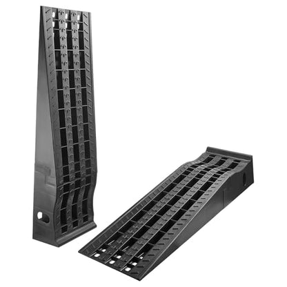 VEVOR Car Ramps, 2 PCS 13000 lbs GVW Capacity, 6.3 in Lift Height, Portable High Profile Car Service Ramps for Home Garage Maintenance and Oil Changes, Heavy Duty for Truck SUV Vehicle Repair, Black - size: 6.3*52.5inch