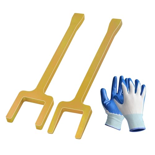 2 Pack Axle Popper Kit Inner CV Axle Removal Tool Set, Fit for Front Wheel Drive Vehicles, Break Half Shafts Loose from Transaxle & Fix Damaged CV Joints, with Gloves
