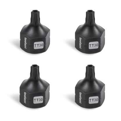 toolant 3/8" drive TT30 impact torx bit socket set 4PCS, Torx Drive, S2 Steel Air Drive Torx Socket set,Impact Grade，Anti-Roll Design - size: 3/8" drive - TT30 - 4 PCS