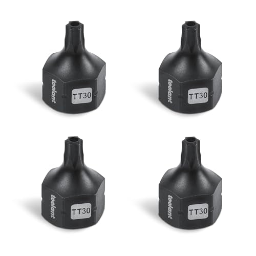 toolant 3/8" drive TT30 impact torx bit socket set 4PCS, Torx Drive, S2 Steel Air Drive Torx Socket set,Impact Grade，Anti-Roll Design - size: 3/8" drive - TT30 - 4 PCS