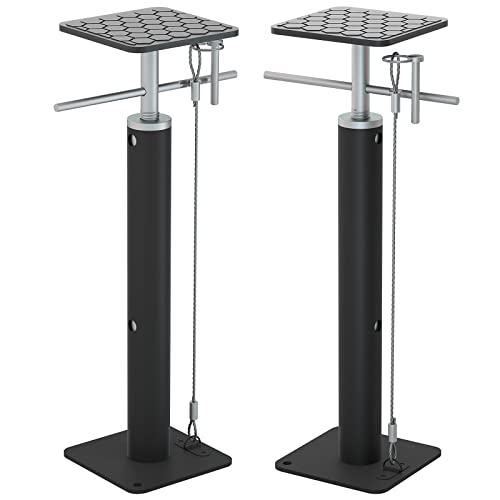 Heavy Duty RV Slide Out Stabilizers, Adjustable 20"-42" Support Jacks for Camper, Trailer & Motorhome, Up to 5,000 lbs Each, 2 Pcs – Ideal for Leveling & Stabilizing RV Slide Outs - size: 20" -42"