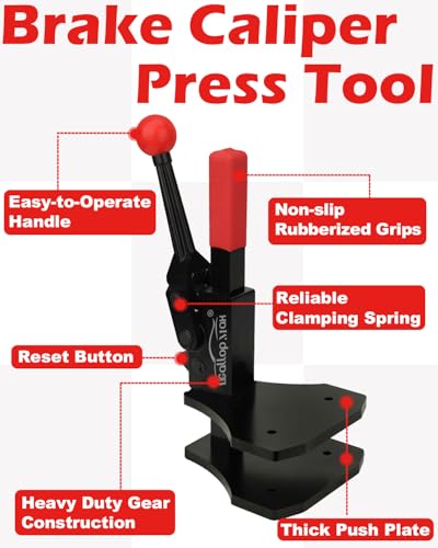 Brake Caliper Compression Tool Multi Piston Brake Pad Spreader Heavy Duty Brake Caliper Tool, Patented