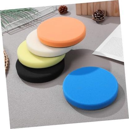 5 Pcs Buffing Pads for Car Detailing Compatible with Dual Action and Pneumatic Polishers Versatile Polishing Tools with Selected Sponge Material for Scratch Removal and Waxing