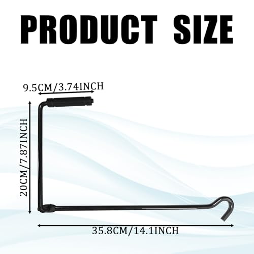 Car Jack Handle Scissor Jack Handle Replacement Car Lift Wrench Efficient Repair Tool Auto Universal Metal Tire Wheel Scissor Quick Lift Lug Handles Wrench for Cars Truck SUV Accessories