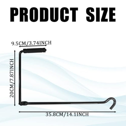 Car Jack Handle Scissor Jack Handle Replacement Car Lift Wrench Efficient Repair Tool Auto Universal Metal Tire Wheel Scissor Quick Lift Lug Handles Wrench for Cars Truck SUV Accessories