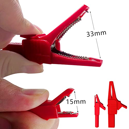 Goupchn 33PCS Multimeter Test Leads Kit for Digital Electrical Testing | Replaceable Precision Probes Set, Wire-Piercing Probes, Alligator Clips, Test Hook Clips, Test Tweezer - style: 33PCS
