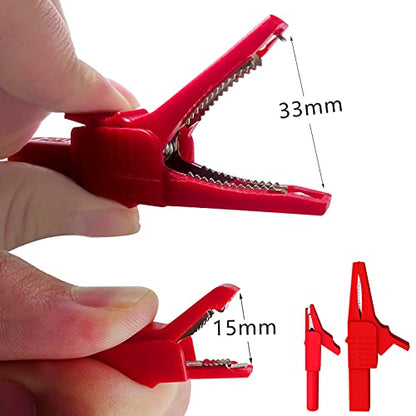 Goupchn 33PCS Multimeter Test Leads Kit for Digital Electrical Testing | Replaceable Precision Probes Set, Wire-Piercing Probes, Alligator Clips, Test Hook Clips, Test Tweezer - style: 33PCS