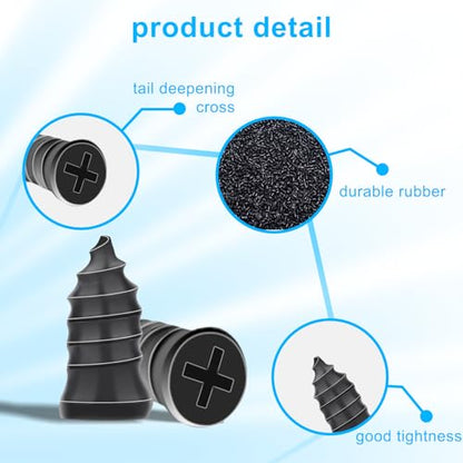36Pcs Spiral Tire Repair Rubber Studs, Vacuum Tyre Plug Repair Kit for Motorcycle Truck Tractor