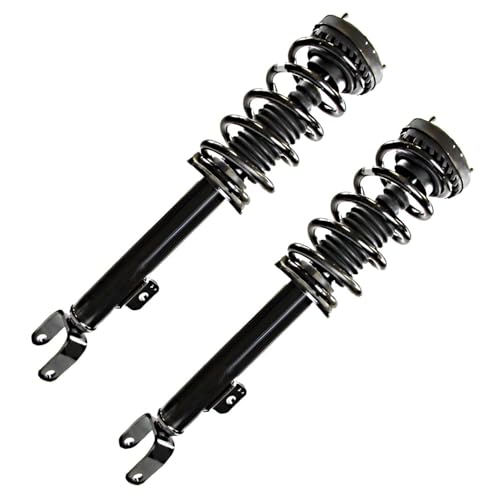 Detroit Axle - RWD Front Struts w/Coil Spring + Sway Bar End Links Replacement for Dodge Charger Challenger R/T SXT - 4pc Set - size: 4QS47324/ sway kit