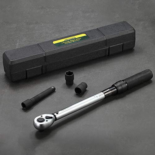 1/2-Inch Drive Click Torque Wrench (10-150 ft.-lb./13.6-203.3Nm) Dual-Direction Adjustable Torque Wrench Set - size: 1/2" Drive 10-150 ft.-lb/13.6-203.3 Nm