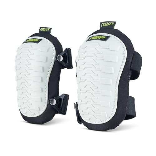 AWP Non-Marring Knee Pads with Heavy Duty Foam Padding for Sub-Floor/Underlayment and Tile, Knee Pads with Breathable Air-Mesh Interior for All-Day Support & Stability, One Size | 1L-324-1